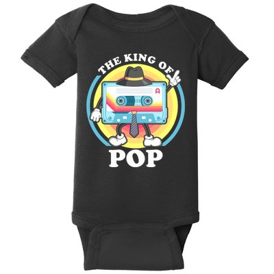 The King of Pop Retro Cassette Tape Baby Bodysuit