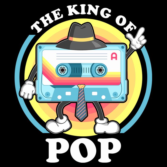 The King of Pop Retro Cassette Tape Baby Bodysuit