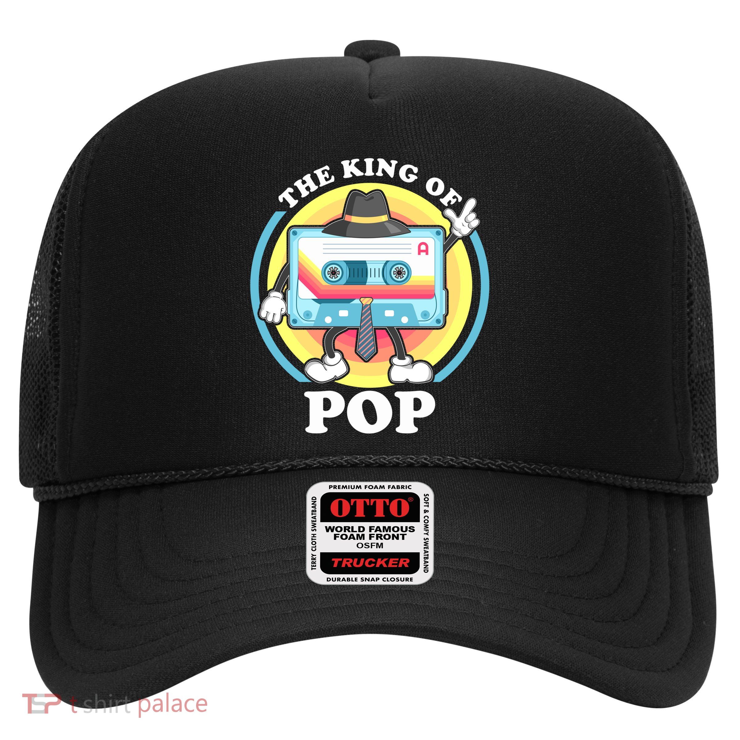 The King of Pop Retro Cassette Tape Trucker Hat