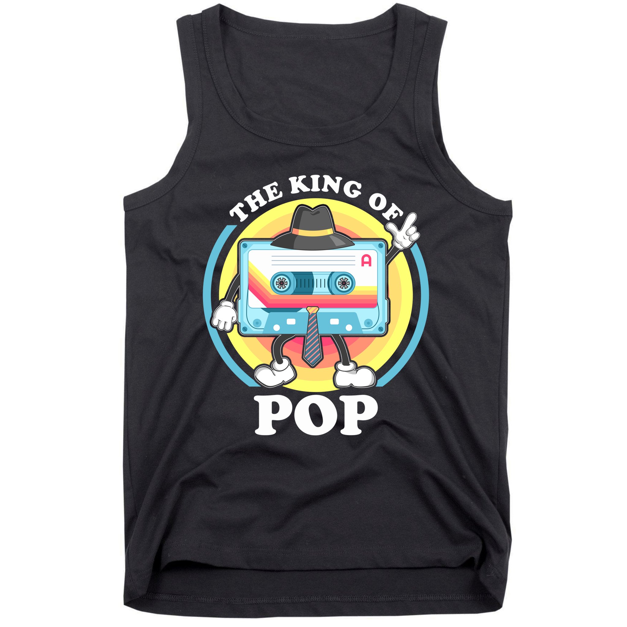 The King of Pop Retro Cassette Tape Tank Top