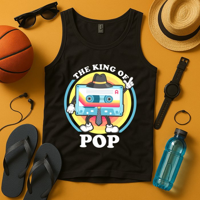 The King of Pop Retro Cassette Tape Tank Top