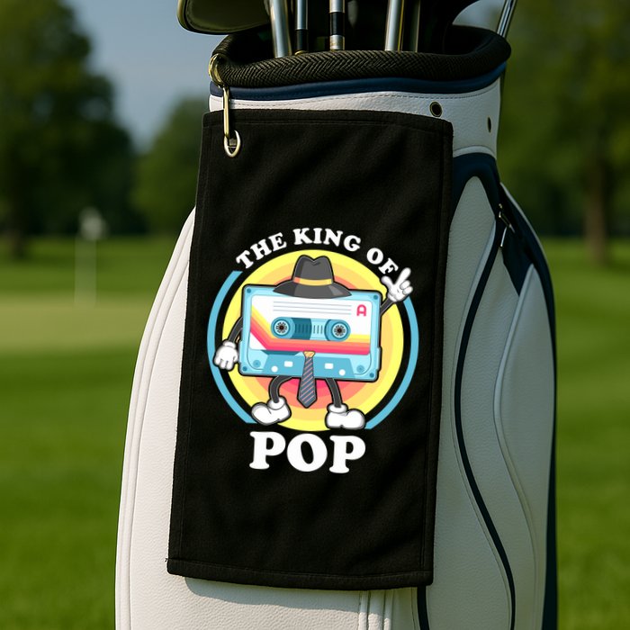 The King of Pop Retro Cassette Tape Golf Towel
