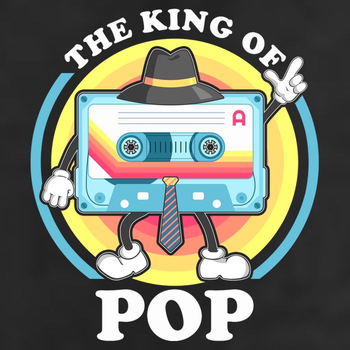 The King of Pop Retro Cassette Tape Golf Towel