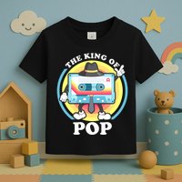 The King of Pop Retro Cassette Tape Toddler T-Shirt