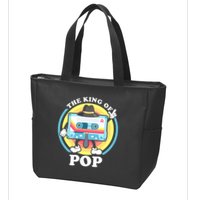 The King of Pop Retro Cassette Tape Zip Tote Bag