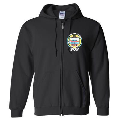 The King of Pop Retro Cassette Tape Full Zip Hoodie