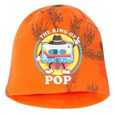 The King of Pop Retro Cassette Tape Kati - Camo Knit Beanie