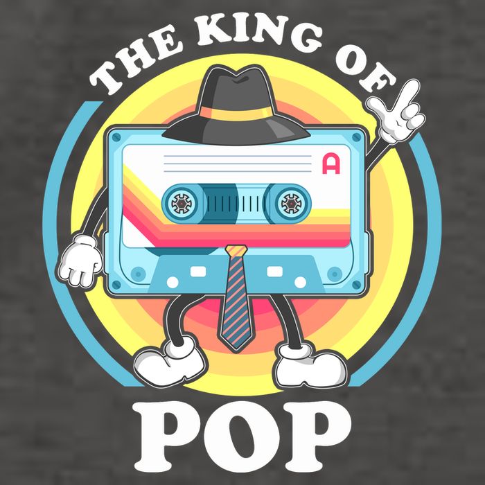 The King of Pop Retro Cassette Tape Vector Backpack