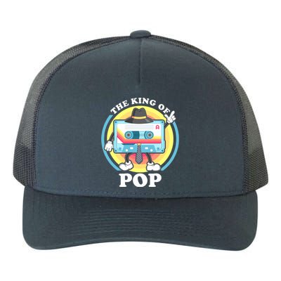 The King of Pop Retro Cassette Tape Yupoong Adult 5-Panel Trucker Hat