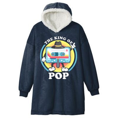 The King of Pop Retro Cassette Tape Hooded Wearable Blanket