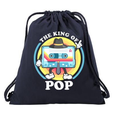 The King of Pop Retro Cassette Tape Drawstring Bag