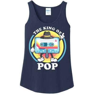 The King of Pop Retro Cassette Tape Ladies Essential Tank