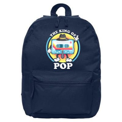 The King of Pop Retro Cassette Tape 16 in Basic Backpack