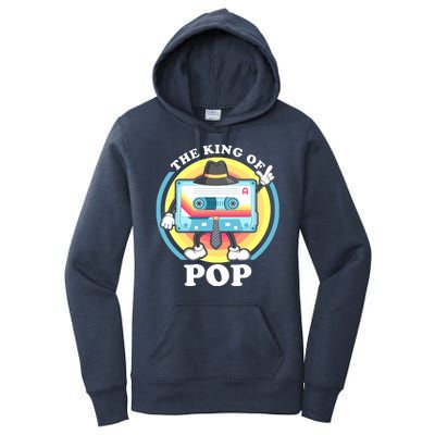 The King of Pop Retro Cassette Tape Women's Pullover Hoodie