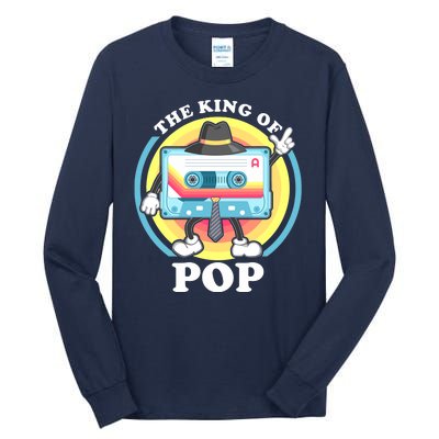 The King of Pop Retro Cassette Tape Tall Long Sleeve T-Shirt