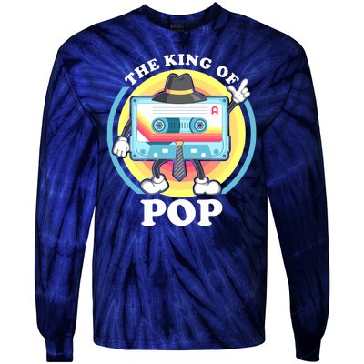 The King of Pop Retro Cassette Tape Tie-Dye Long Sleeve Shirt