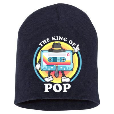 The King of Pop Retro Cassette Tape Short Acrylic Beanie