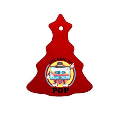 The King of Pop Retro Cassette Tape Ceramic Tree Ornament