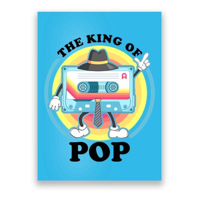 The King of Pop Retro Cassette Tape Poster