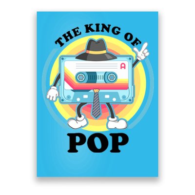 The King of Pop Retro Cassette Tape Poster