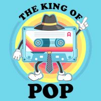 The King of Pop Retro Cassette Tape Women's V-Neck T-Shirt