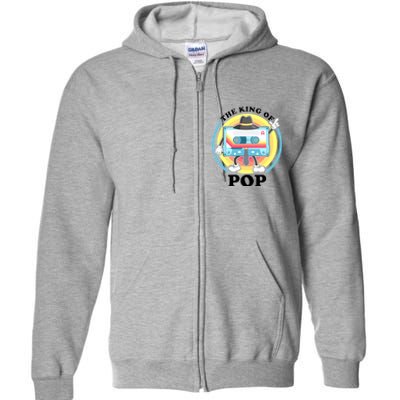 The King of Pop Retro Cassette Tape Full Zip Hoodie