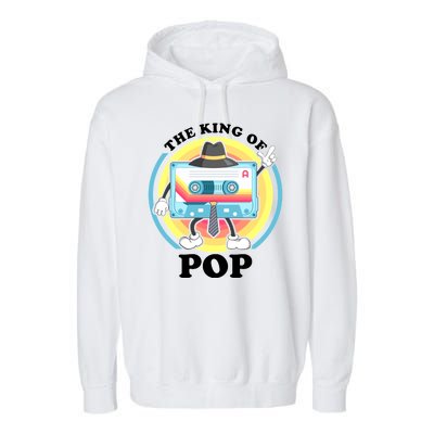 The King of Pop Retro Cassette Tape Garment-Dyed Fleece Hoodie