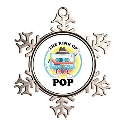 The King of Pop Retro Cassette Tape Metallic Star Ornament