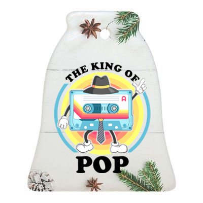 The King of Pop Retro Cassette Tape Ceramic Bell Ornament