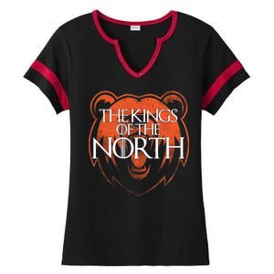 The Kings Of The North Chicago Football Ladies Halftime Notch Neck Tee