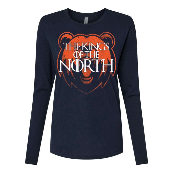 The Kings Of The North Chicago Football Womens Cotton Relaxed Long Sleeve T-Shirt