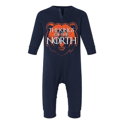 The Kings Of The North Chicago Football Infant Fleece One Piece