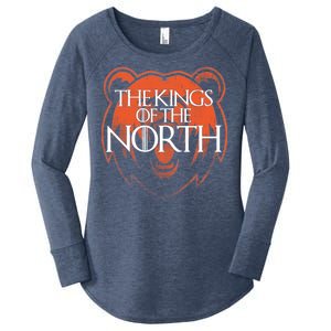 The Kings Of The North Chicago Football Women's Perfect Tri Tunic Long Sleeve Shirt