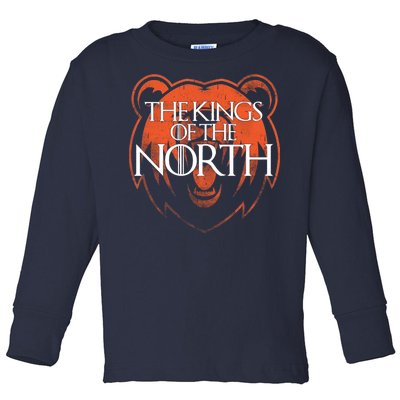 The Kings Of The North Chicago Football Toddler Long Sleeve Shirt