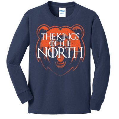 The Kings Of The North Chicago Football Kids Long Sleeve Shirt