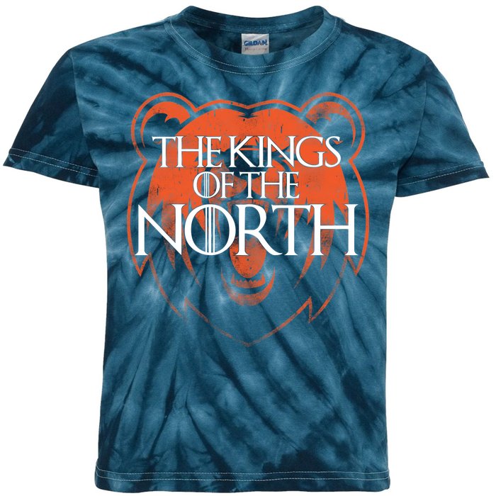 The Kings Of The North Chicago Football Kids Tie-Dye T-Shirt