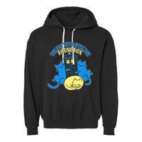The Kittens Have The Phone Box Garment-Dyed Fleece Hoodie