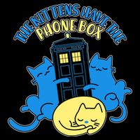 The Kittens Have The Phone Box Flexfit Unipanel Trucker Cap