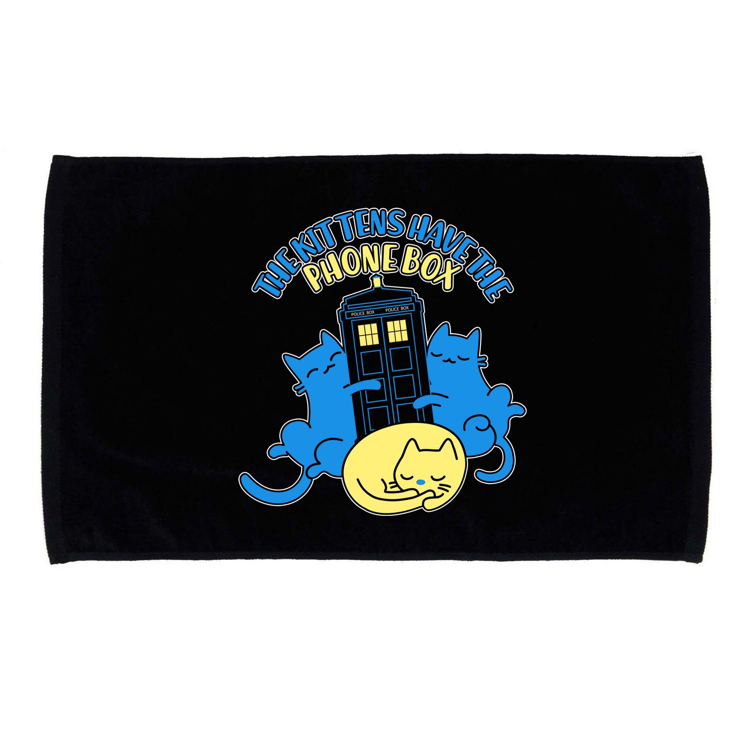 The Kittens Have The Phone Box Microfiber Hand Towel