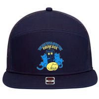 The Kittens Have The Phone Box 7 Panel Mesh Trucker Snapback Hat
