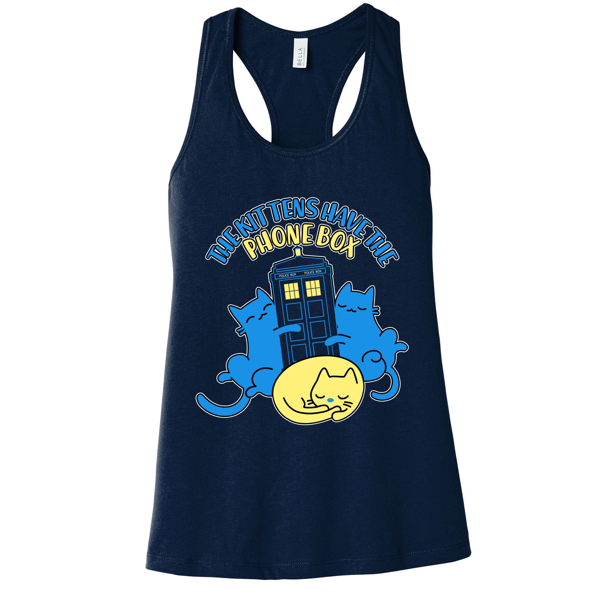 The Kittens Have The Phone Box Womens Tank Top