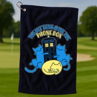 The Kittens Have The Phone Box Golf Towel