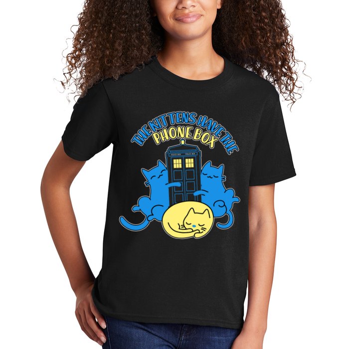 The Kittens Have The Phone Box Kids T-Shirt