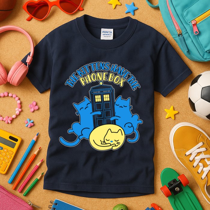 The Kittens Have The Phone Box Kids T-Shirt