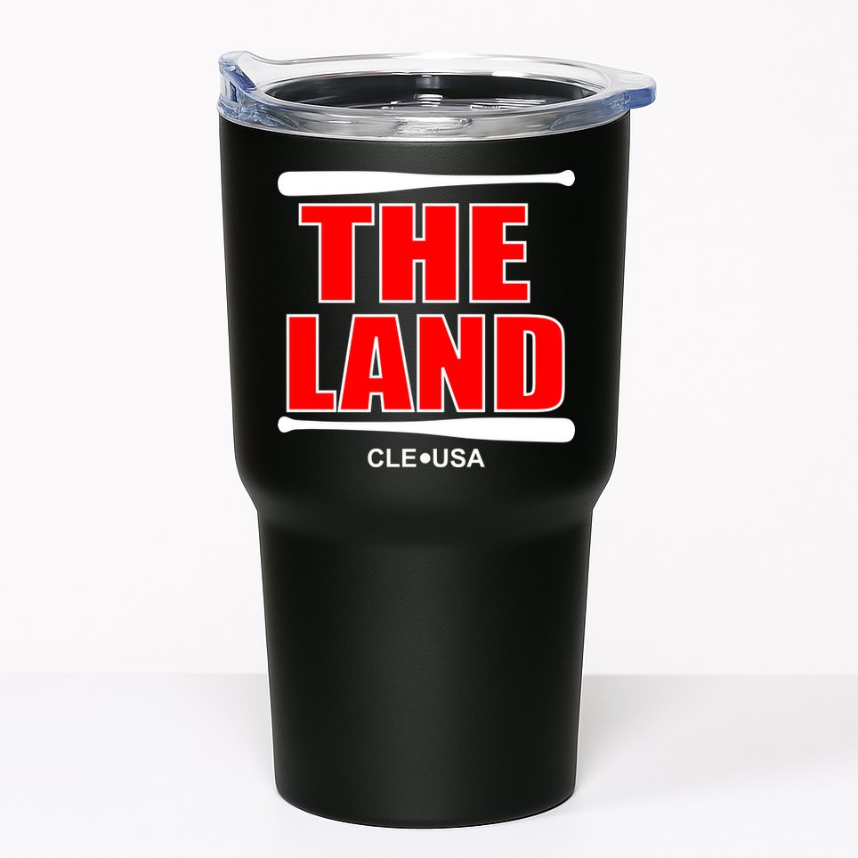 The Land Cleveland, Ohio Baseball Tumbler