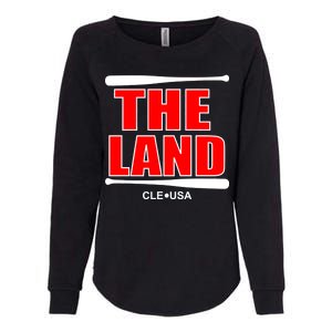 The Land Cleveland, Ohio Baseball Womens California Wash Sweatshirt