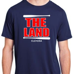 The Land Cleveland, Ohio Baseball Adult ChromaSoft Performance T-Shirt