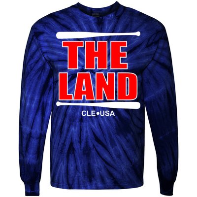 The Land Cleveland, Ohio Baseball Tie-Dye Long Sleeve Shirt