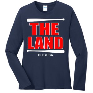 The Land Cleveland, Ohio Baseball Ladies Long Sleeve Shirt