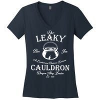 The Leaky Cauldron Bar And Inn Women's V-Neck T-Shirt